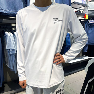 
Peak round neck long-sleeved T-shirt men's 2025 autumn new fashion trend casual sports long-sleeved T-shirt F6233321