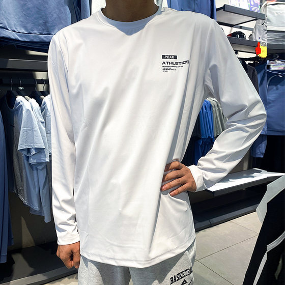 
Peak round neck long-sleeved T-shirt men's 2025 autumn new fashion trend casual sports long-sleeved T-shirt F6233321