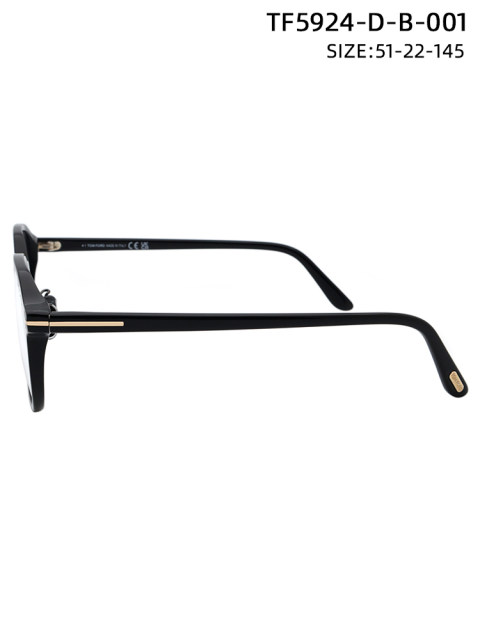 Tom Ford Glasses TF5924-D-B Elegant Retro Modern Multi-Side Round Frame Frame
