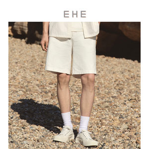 
EHE men's clothing, new summer cotton jacquard, tight and wide casual commuting, cool loose shorts for men