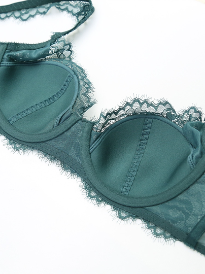 Mis Pedidos Conjunto De Lencería Con Aros Y Medias De Rejilla Para