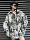 Women's loose slim plaid tops with long sleeves dovetail print thick cardigan 2024 winter new product trend