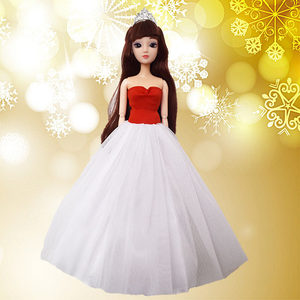 30cm doll clothes can be changed into dolls. Princess Ye Luoli's wedding dress is fully wrapped around girls. Toys for home use