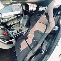 Co-Branded New Bride&Illest Car Seat Integrated Lightweight Fiberglass Bucket Seat Modified Racing Seat