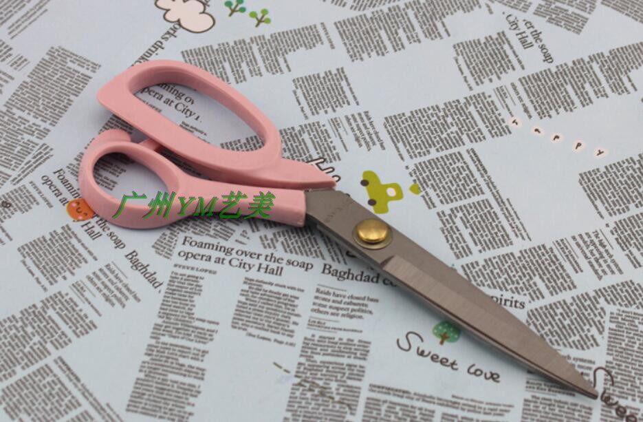 DEXIAN 가위 8 인치 플라스틱 경량 재봉 재봉 재봉 옷감 가위 가정용 절단 K30-