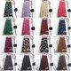 Retro pleated floral skirt for women in summer 2025 new small print skirt for skirt long skirt pleated skirt