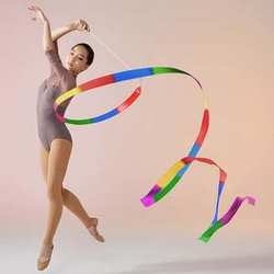 Dance Ribbons, Artistic Gymnastics, Children's Colorful Kindergarten Performance Props, Dancing Streamer Sticks, Seven-Color Silk Ribbons