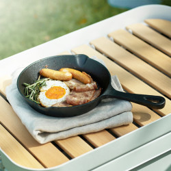 Muji Cast Iron Frying Pan Outdoor Supplies Picnic Camping Cookware