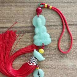 Car Pendants, Car Pendants, Men's High-End Jade Jewelry, Women's Safety Charms, Car Pendants, Car Pendants, Guanyin in the Car