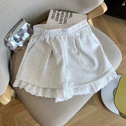 2026 Summer New Style Spliced Lace Shorts for Women, Casual Sports Loose Wide-Leg Super Stylish Pants for Outerwear