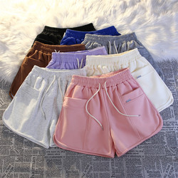 2026 New Summer Casual Sports Style Shorts for Women, Thin Loose Wide-Leg Hot Pants for Summer, Suitable for Wearing at Home or Outside
