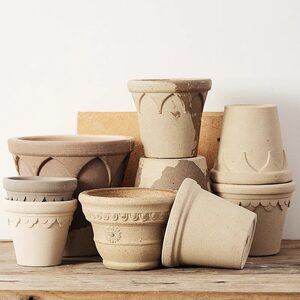 
Hongyue Yanzhi clay flower pot orchid succulent tulip coarse pottery creative light luxury breathable home desktop planting pot