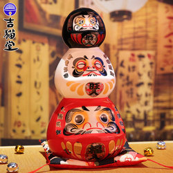 Lucky Cat Hall Fortune Daruma Ornament Japanese Sushi Restaurant Opening Gift Creative Home Entrance Decoration