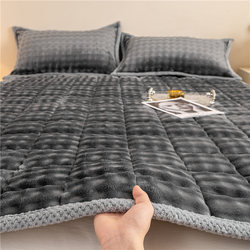 Bubble Velvet Mattress for Home Use, Single Piece, Thickened and Warm, Quilted Soft Mattress for Student Dormitory, Bed Pad, Mattress Protector, Bedding Base