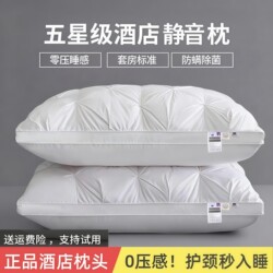 Duoyan Cloud Five-Star Hotel Pillow Core Pair for Home Use, Non-Collapsing, Adult Neck Support, Sleep Aid