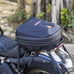 Electric Vehicle Motorcycle Rear Seat Bag, Mountain Bike Tail Bag, Cycling Backpack, Motorcycle Backpack, Hard Shell Bag for Riders