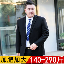 Plus-Size Suit Set for Men, Extra Large, Business Formal Wear, Interview, Loose-Fitting Professional Suit, Wedding, Casual