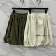 Niche characteristics 24 autumn and winter, chic small pocket zipper design Sweet and fashionable flower bud puffed skirt triple color
