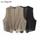 La Chapelle/La Chapelle summer new V-neck mesh vest thin sun protection blouse top