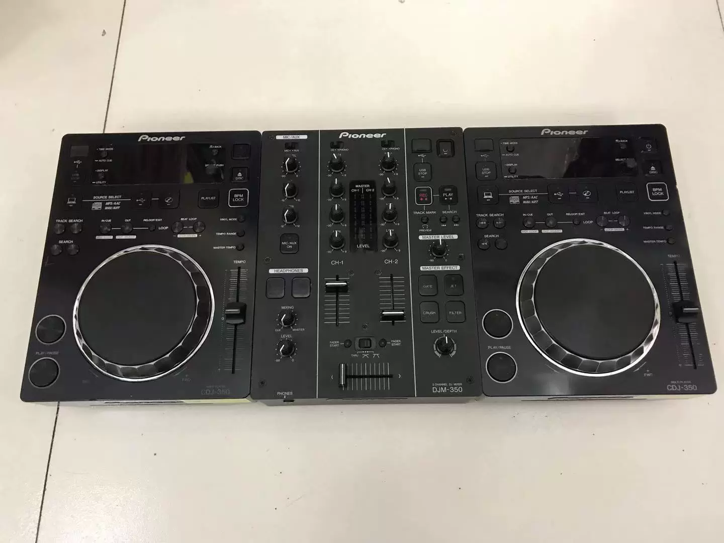 pioneer先锋350打碟机350混音台DJM 黑色贴膜包房DJ 原装正品-Taobao