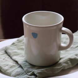 Moüntain·Wangshanji Original Ceramic Mug Heat-Resistant Hand-Brewed Coffee Tea Milk Cold Drink Cup