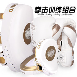 Boxing Gloves, Professional Adult Fighting Gloves, Men's and Women's Muay Thai Sanda Foot Target Training Equipment, Curved Hand Target Equipment