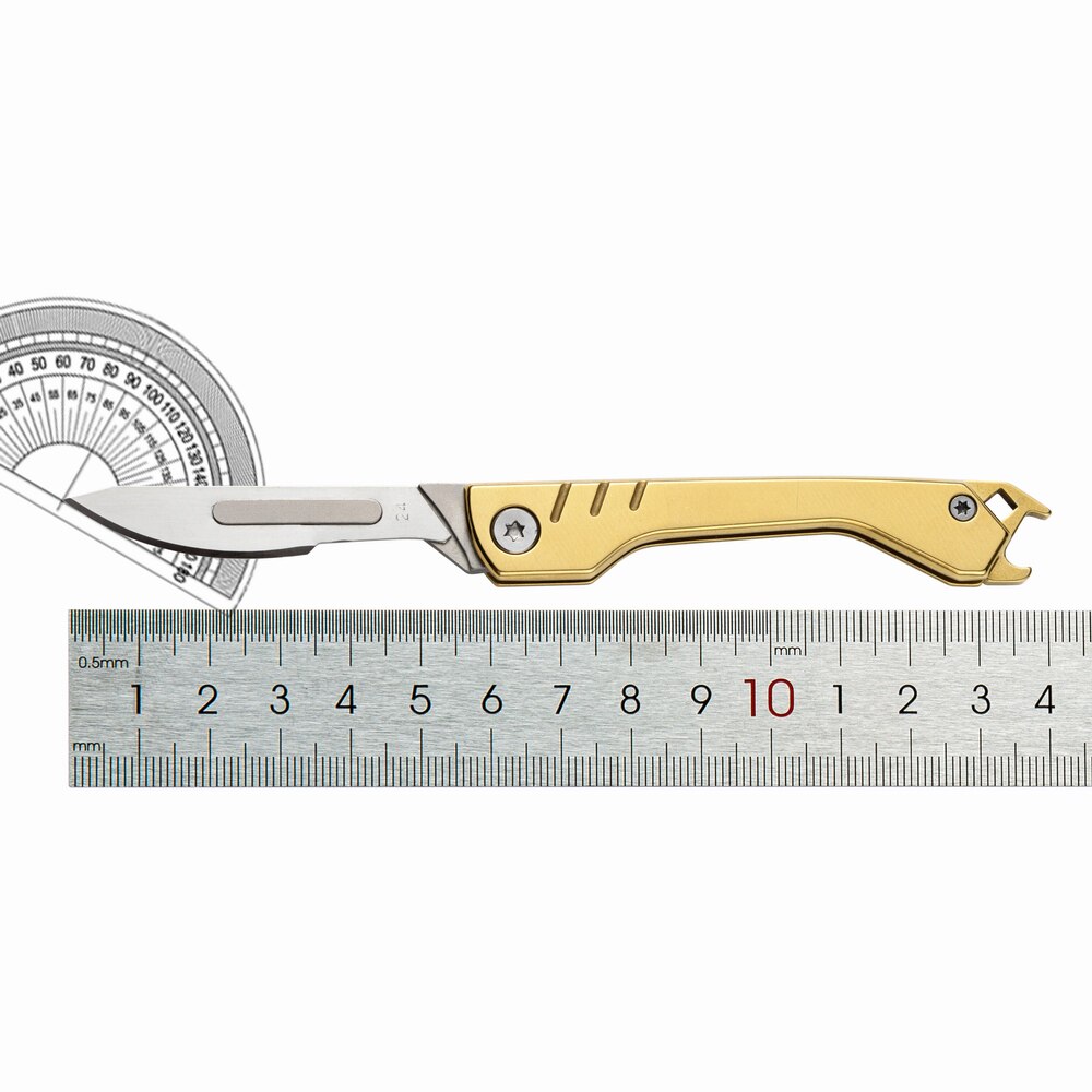 다기능 스테인레스 스틸 만능 칼, 휴대용 키체인, 병따개, 절단 칼날, 빠른 배송 풀기 칼 -