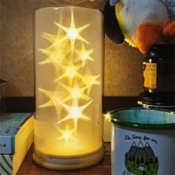 Large star catcher star night light diy