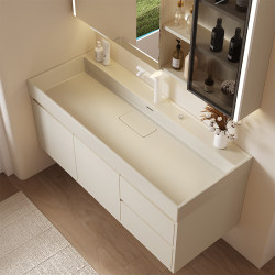 Integrated Bathroom Vanity Unit with Sink, Washbasin Cabinet, Bathroom Cabinet, Washbasin Unit, Bathroom Cabinet and Sink Combination