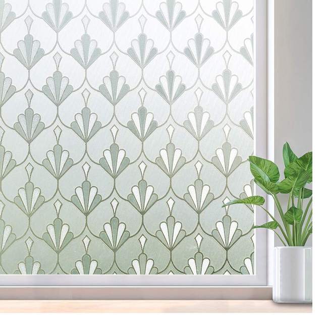 Glass Sticker Translucent Adhesive-Free Frosted Glass Window Stickers, Translucent but Not ...
