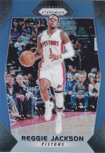 
NBA Panini Star Card Prizm1718 Puka Blue Refraction Set 199 Edition #174 Reggie Jackson