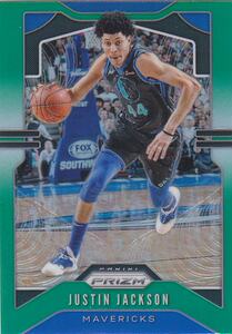 NBA star Cappanini 1920 Prizm Puca Green Refraction # 80 Justin Jackson
