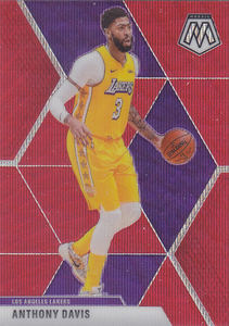 
NBA Star Card 1920 Mosaic Puka Mosaic Red Ripple Refraction Set #18 Anthony Davis