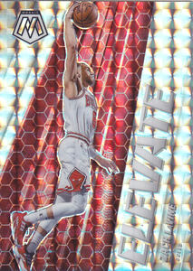 
NBA Star Card 2021 Mosaic Tecard Elevate Ascension Plaid Folding Set #1 Zach LaVine