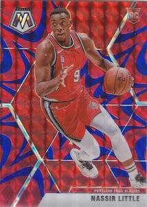 
NBA star card 1920 Puka rookie mosaic red and blue explosion refraction set #247 Little