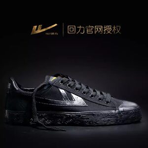 Returning men's shoes all black canvas shoes couple small white shoes versatile casual shoes female Korean version of trendy board shoes tide shoes
