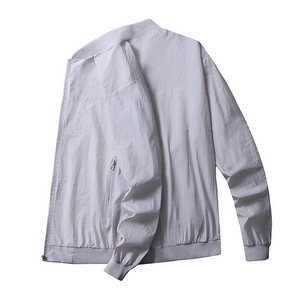 
Summer sun protection clothes men's baseball suit jacket UV skin coat ultra-thin breathable jacket men's sun protection clothes