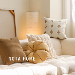 French-Style Light Luxury Throw Pillow, Model Room High-End Cushion, Living Room Sofa Cushion, Car Lumbar Pillow, Ultra-Soft Square Pillowcase