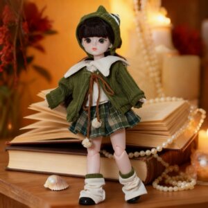 
Cute and cute bjd doll doll, changeable doll suit, Lolita style skirt, birthday gift for girls
