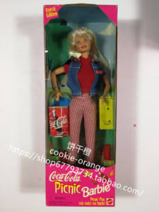 Send Barbie Coca Cola Picnic 1997 Coca -Cola Wildfill Barbie

