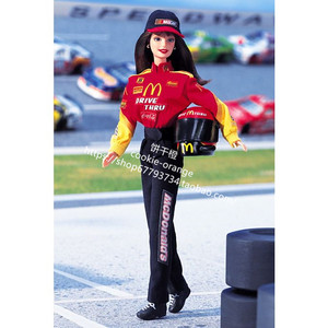 Send Barbie McDonalds NASCAR Office 1999 Naska Racing Barbie