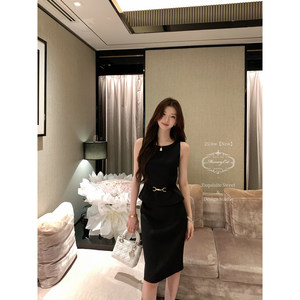 
Mummy Cat egg laying cat [Grey Carnival] 25 new product sleeveless temperament commuter waist pack hip set skirt