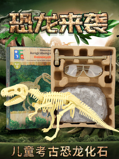 Hao rui ティラノサウルスレックス 恐竜化石 発掘モデルキット