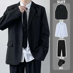 Dk Uniform Set Casual Suit Men's Suit Stylish College Student Small Suit Unisex Versatile Jk Class Uniform Jacket