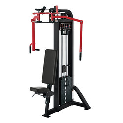 Hummer Equipment Straight Arm Chest Press Reverse Fly Bird Butterfly-Style Chest and Back Muscle Training Machine Commercial Gym Plate-Loaded Machine
