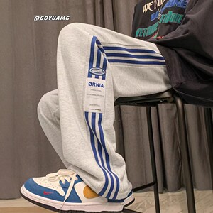 
Summer thin sports pants for boys three-pole handsome men's casual pants for junior high school and high school students youth trend