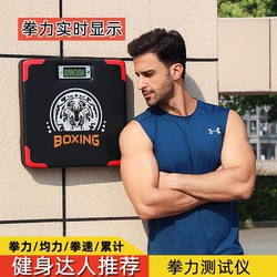 Punching Strength Tester Fitness Training Smart Dynamometer Sports Wall Target Punching Bag Wall-Mounted Sandbag Boxing and Martial Arts Equipment