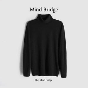 
MindBridge [Short to End] Sheep wool base layer cashmere warm sweater M4321
