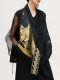 Outline original design jacquard vest retro ethnic style thin sleeveless horse clip women's niche spring new women's clothing