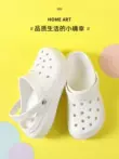 Giày Nurse's Croc Dép Baotou đế dày chống trượt nữ Áo khoác ngoài thời trang y tế phiên bản Hàn Quốc Dép đi biển thoáng khí 